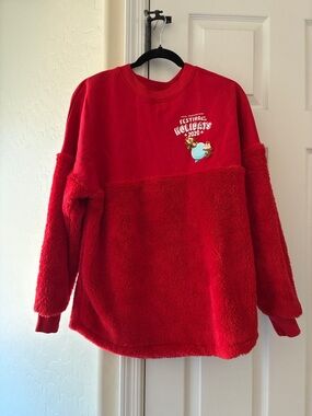 Disney Festival of the Holidays 2020 Red Sherpa Pullover spirit jersey